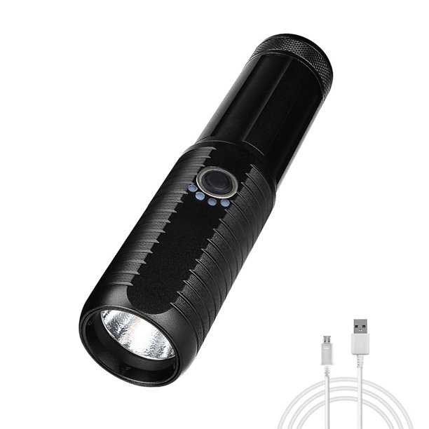Linterna portátil Impermeable Luminosa Luz Flash Luces de noche resistentes Linternas recargables Suministros de emergencia para exteriores Inevent OD019898-00