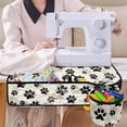thumbnail image 4 of HELLHERO Dog Paw Print Sewing Machine Mat Household Accessories Non-Slip Removable Storage Bag Sewing Machine Mats for Most Sewing Machines for Xmas Gifts, 4 of 5