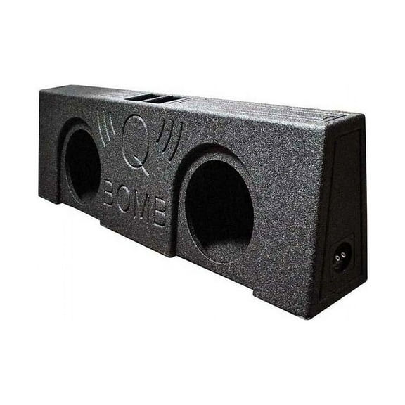 QPower Jeep Dual 10" Sealed Sub Box QBJEEP10DF