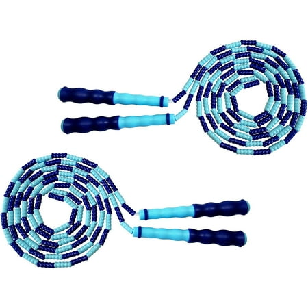 Jump Rope, Soft Beaded Skipping Rope, Length Adjustable, Tangle-free ...