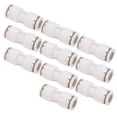 thumbnail image 1 of Wchiuoe Straight Push Connectors, Stainless Steel Air Hose Push Connector With Push In Design For Treatment, 1 of 8