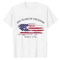 thumbnail image 3 of MuXiKeJi Clothes 250th Anniversary USA Shirts Womens United States 250th Anniversary T-Shirt America Flag Freedom Grace Graphic Tops, 3 of 4