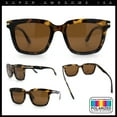 thumbnail image 2 of Gentlemanly Polarized Horn Rim Hipster Plastic Refined Fashion Sunglasses Tortoise - Brown, 2 of 8