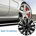 thumbnail image 2 of 2pcs Universal 14 Inch Car Wheel Hubcap Covers Rim Hub Caps Replacement Wheel Center Caps For Car Wheels Auto Accessories, 2 of 6