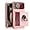 Pink, variant on Compatible with iPhone 14 Pro Max Case with Card Holder Hidden Card Slot Slim Wallet Case, Heavy Duty Rugged Shockproof Phone Built in Ring Stand Holde White
