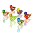 thumbnail image 1 of Minifiguritas de patos mandarines de vidrio soplado HDCRYSTALGIFTS, 1 of 6