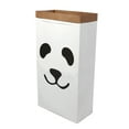 thumbnail image 2 of Bolsa organizadora de almacenamiento para habitación de niños de papel Kraft, bolsas de lavandería para juguetes y ropa de bebé, Panda, 2 of 5