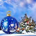 thumbnail image 4 of 60cm Inflatable Christmas Ball with Light Glow Giant Atmosphere Ball Home Garden, 4 of 8
