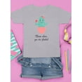 thumbnail image 3 of Bloom Where You Are Planted T-Shirt Juniors -Image by Shutterstock,  x-Small, 3 of 4