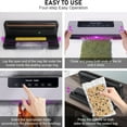 thumbnail image 4 of Powerful Vacuum Sealer Machine - 65KPa Suction, 30 Free Bags, Automatic Food Saver with Moist & Dry Modes for Meat, Vegetables & More, 4 of 6