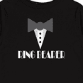 thumbnail image 4 of Inktastic Ring Bearer Mock Tux Tuxedo Boys Long Sleeve Toddler T-Shirt, 4 of 5