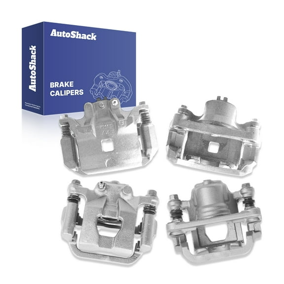 AutoShack Front & Rear Brake Calipers | Replacement for 2013-2019 Nissan Sentra | 4-PC