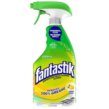Fantastik All-Purpose Cleaner, Lemon Scent, 32 Ounce Trigger Bottle, Pack of 2
