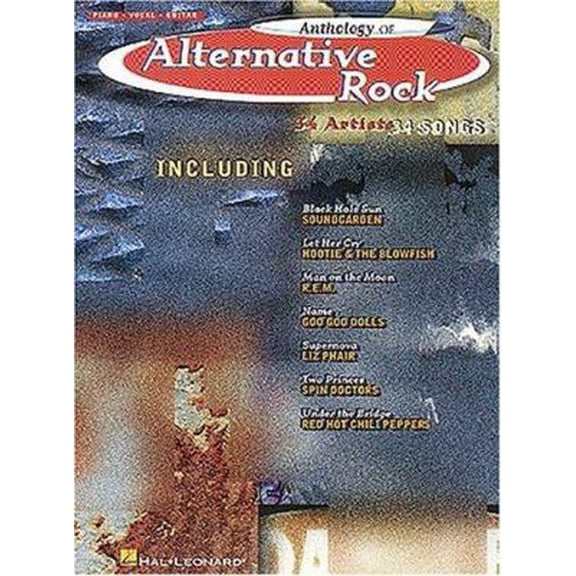 Pre-Owned Anthology Of Alternative Rock (Paperback) 0793552516 9780793552511