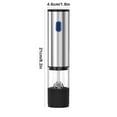 thumbnail image 3 of HomeKingdee Salt and Pepper Grinder, Electric Salt and Pepper Shaker with Adjustable Coarseness, Automatic Salt Mill Grinder, Rechargeable Salt Grinder Refillable, 3 of 6
