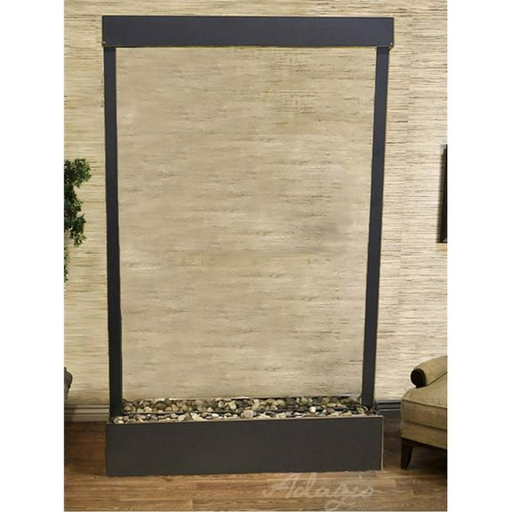 Adagio GRC1550 Grandeur River Center Mount Free Standing Fountain - Blackened Copper-Clear-Glass