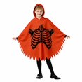 thumbnail image 3 of Girls Hooded Jumpsuits Long Sleeve Graphic Bluses Halloween Themed Party Costume Stylish Festival Tops for Kids, 3 of 8