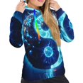 thumbnail image 4 of KLL Blue Yin And Yang for Womens Pullover Hoodie with Pocket Hooded Long Sleeve Shirts Sweatshirt for Women-Medium, 4 of 7