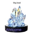 thumbnail image 3 of 20CM 360 Electric Turntable with Touch Button LED Display Smart Turntable APP Controlled Photography Base, Blue Light, 3 of 5