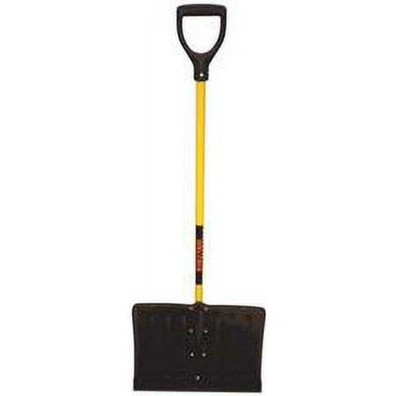 Structron Steel Snow Shovel With 18 In. Head And 41 In. Fiberglass Handle