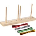 thumbnail image 1 of Bow Maker WILLBOND de madera con tijeras y lazos retorcidos para manualidades, 1 of 7