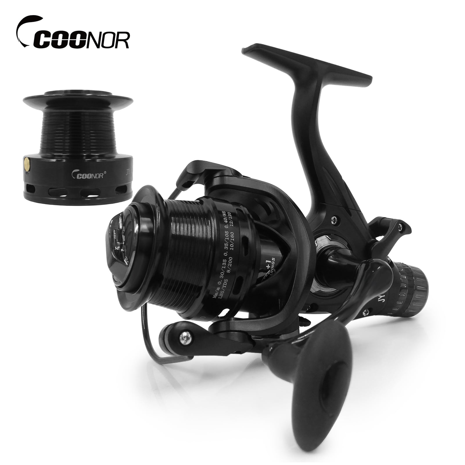coonor fishing reel COONOR COONOR JY4000 Dual Brake System Spinning Fishing Reel - High  Performance Silky Smooth Operation for Your Fishing Adventures
