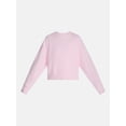 thumbnail image 5 of No Boundaries Boxy Fleece Sweatshirt, Midweight, Women's XXS-XXL, 5 of 5