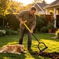 thumbnail image 4 of Rewenti Lawns Dethatching Rake Steel Thatch Rake with Ergonomic Handle for Weeding Cultivating Loosening Garden Yard tool, 4 of 6