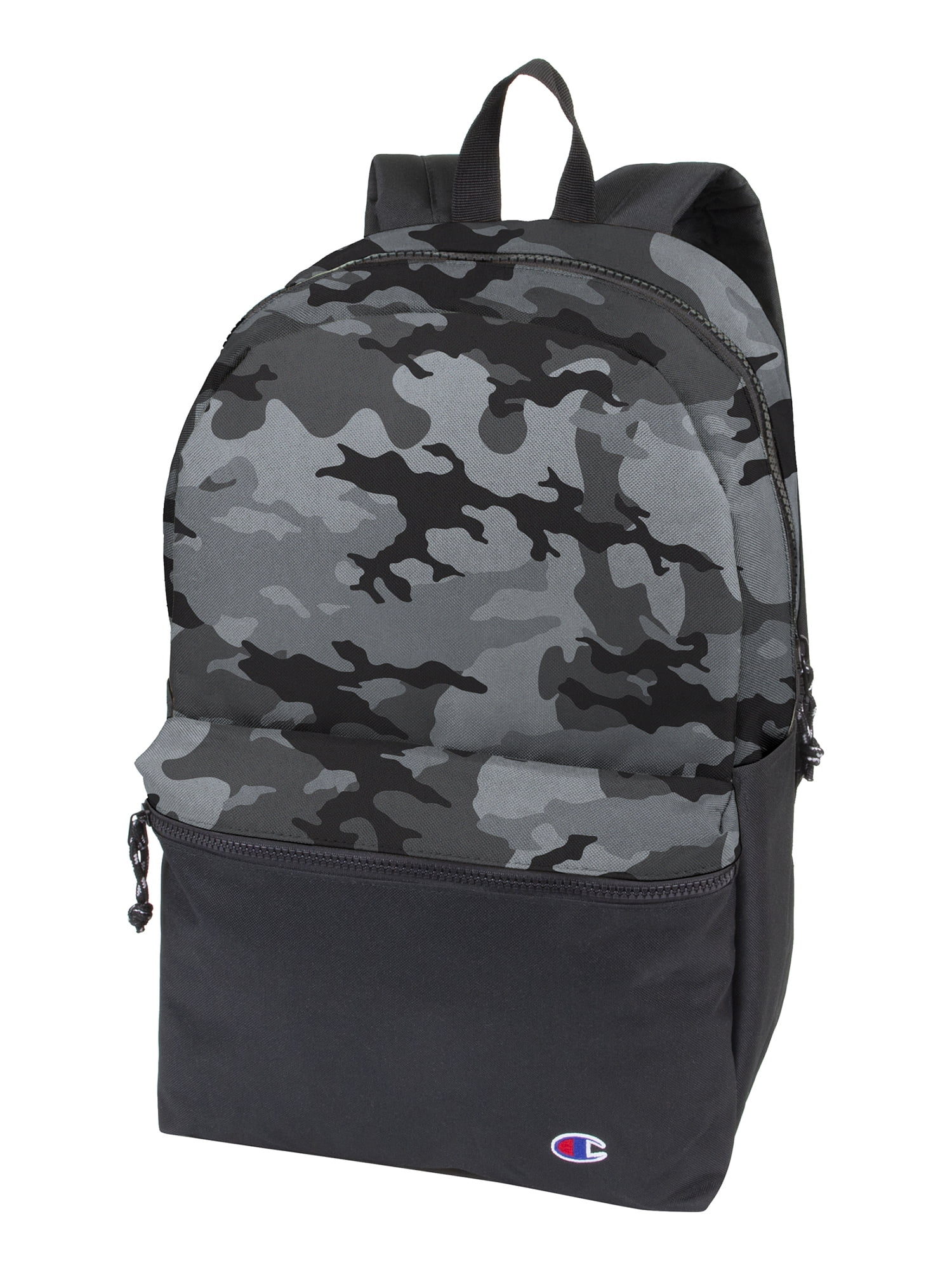 grey camo champion backpack