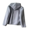 thumbnail image 4 of HongQid Women's Classic-Fit Full-Zip Polar Soft Fleece Jacket Hoodie Jackets, 4 of 7