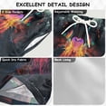 thumbnail image 2 of FORMRS Boys Swim Trunks Quick Dry Mesh Liner Boardshorts Sizes XS-XL, Black Astronaut, 2 of 7