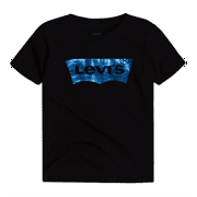 Levi's Big Boy's Foil Batwing Logo Graphic T-Shirt Black Size 4T