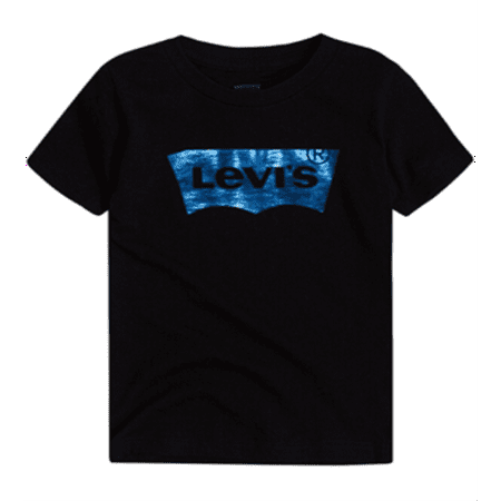Levi's Big Boy's Foil Batwing Logo Graphic T-Shirt Black Size 4T