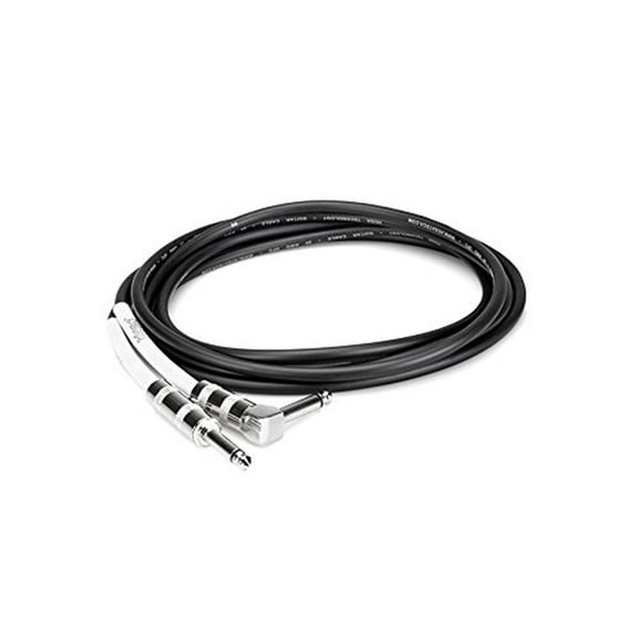 Hosa GTR-205R Straight to Right-Angle Guitar Cable, 5 feet