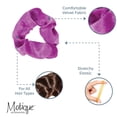 thumbnail image 4 of Velvet Solid Scrunchies - Set of 2 - Plum, 4 of 5