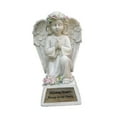 thumbnail image 4 of Estatua de ángel, lámpara solar, adorno de resina, diseño simple, decoración moderna para el hogar, figura de ángel, escultura decorativa para patio 112 cm x 11 cm x 21 cm, 4 of 8