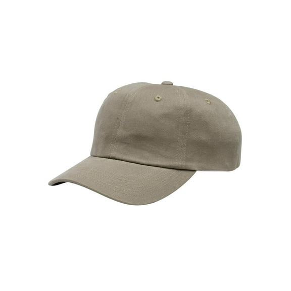 Brushed Twill Cap, Color: Khaki, Size: One Size