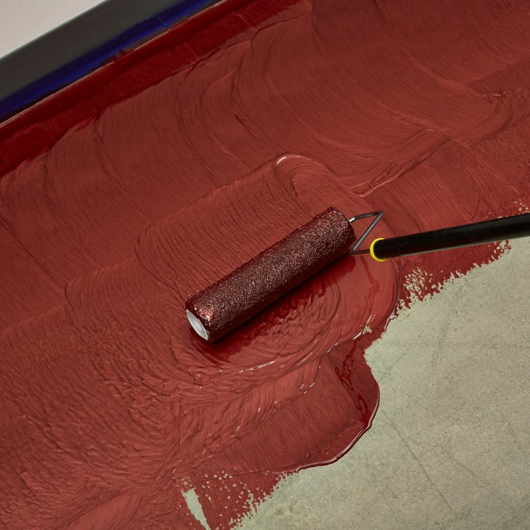 Cherry Bomb Rust Oleum RockSolid Metallic Floor Coating Kit 286896 High Gloss 80 oz Kit 2 Pack Walmart