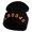 Black, variant on Spooky Upside Down Logo Embroidered 12" Long Knitted Beanie - Birch OSFM