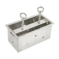 thumbnail image 4 of DimyFew Meat Forming Maker Multifunctional Stainless Steel Meats Press Tool Rectangle Beef Brick Kitchen Cooking Tool Efficient Pressing Suitable for personal use professional 20cmx10cmx10cm, 4 of 8
