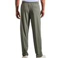 thumbnail image 3 of SHTXOZHI Men's Elastic Waist Sweatpant Pants with Pockets Drawstring Solid Color Lounge Pants, 3 of 5