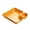 Orange, variant on Reusable Separated Plate with Dip Tray Japanese Dumpling Plate Multi Compartment Serving Dish for Chips Charcuterie Easy to Clean Ciozy