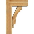 thumbnail image 3 of Ekena Millwork 8"W x 22"D x 34"H Merced Block Rough Sawn Bracket w/ Offset Brace, Western Red Cedar, 3 of 25