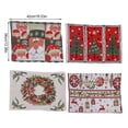 thumbnail image 2 of Injueey Caminos de de Navidad, mantel estampado festivo antideslizante, manteles individuales de tela, casa de vacaciones, restaurante, comedor, Kits de decoración para fiestas Anciano Injueey HA068351-01, 2 of 6