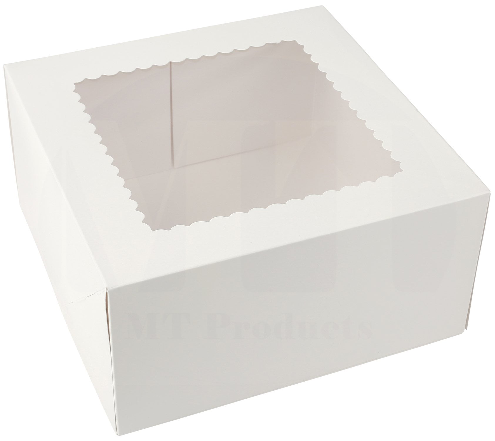 White Paperboard Pastry Auto Pop Up Bakery Box Perfect