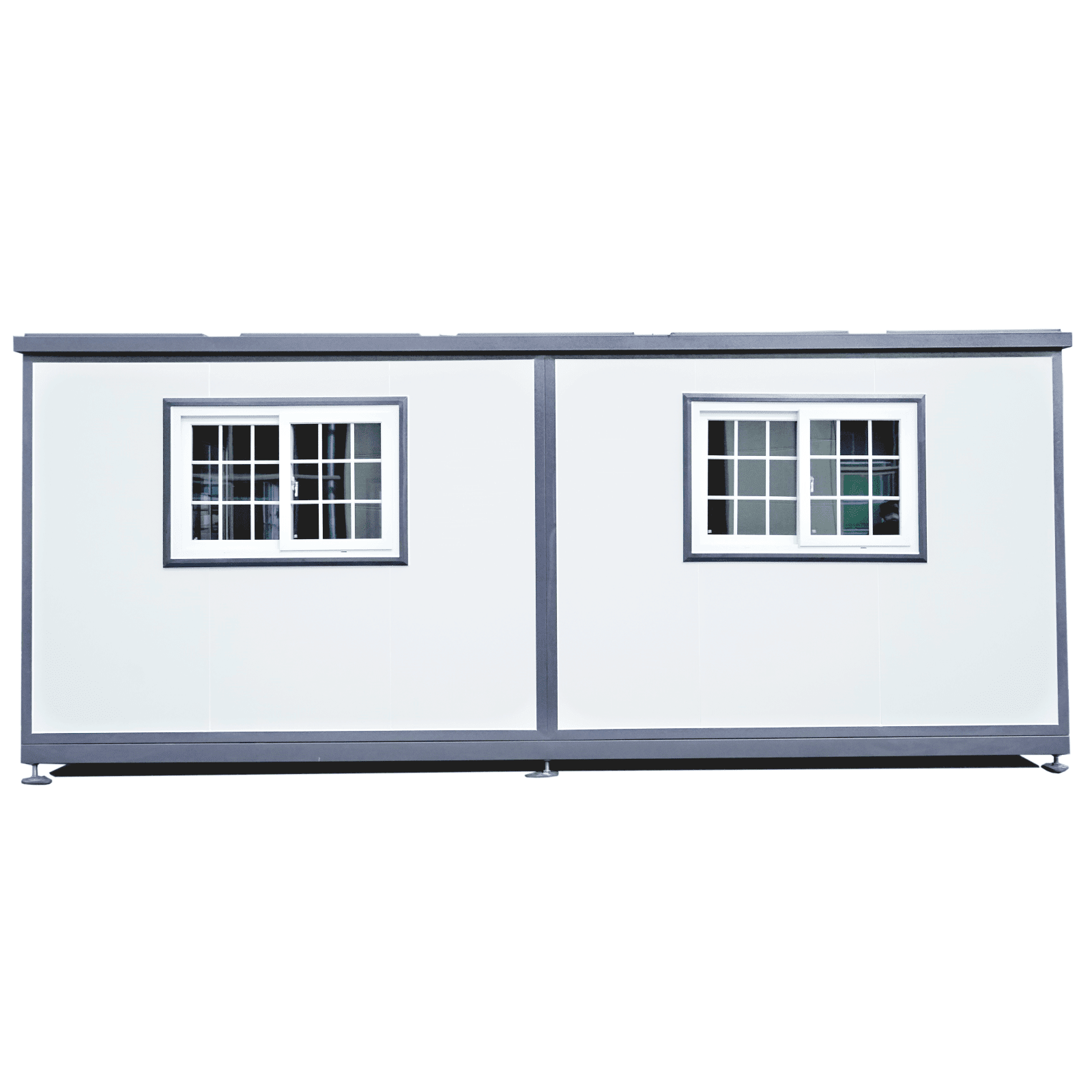Chery Industrial Outdoor Modern Prefab House Shed Playhouse, Prebuilt, Expandable, 19ft x 20ft - Weather Ready