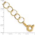 thumbnail image 3 of Primal Gold 14 Karat Yellow Gold Circle Chain Bracelet, 3 of 4