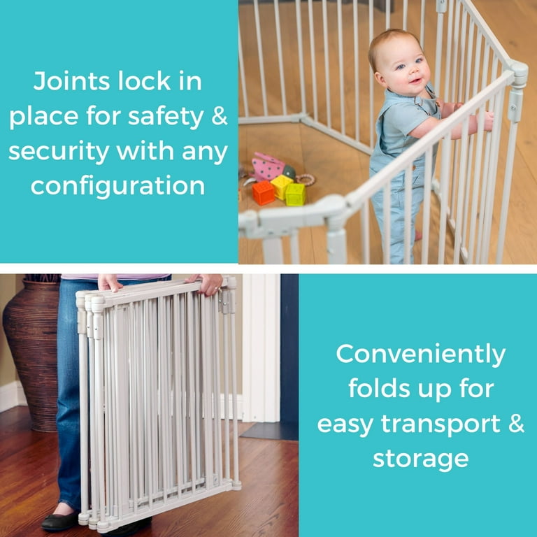 Toddleroo by North States 3-in-1 Superyard Baby Extra Wide Gate