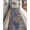 thumbnail image 4 of Oriental Rug, Nursery Rug, Turkish Rug, Chenille Printed Stye Rug, Machine Washable Rugs, Modern Rug, Medallion Rugs, Modern Rug Cute Rug, Bath Rugs, 3.3'x5' - 100x150 cm, 4 of 8