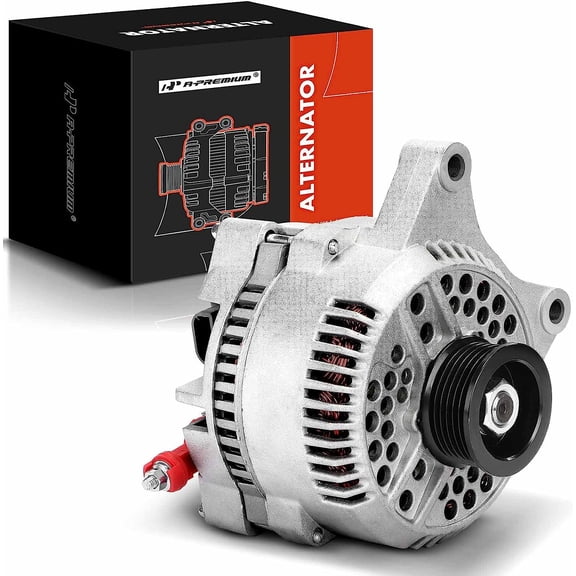 A-Premium Alternator Compatible with Ford F-150, F-250 Super Duty, F-350 Super Duty, F53, Expedition, Mustang, E-150, E-250, E-350 Super Duty, Excursion